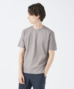 ABAHOUSE / アバハウス Tシャツ | 【定番】ドレスポンチ クルーネック 半袖Tシャツ / ストレッチ 冷涼感