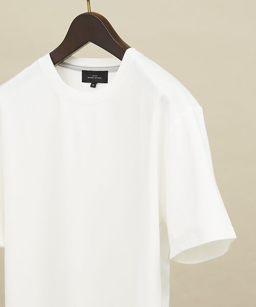 ABAHOUSE / アバハウス Tシャツ | 【定番】ドレスポンチ クルーネック 半袖Tシャツ / ストレッチ 冷涼感 | 詳細2