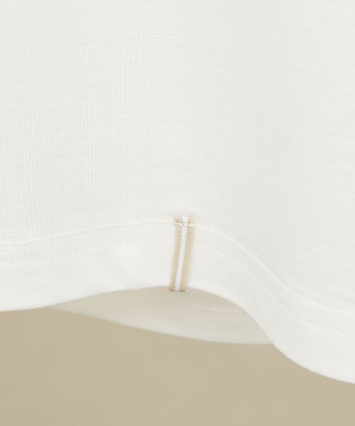 ABAHOUSE / アバハウス Tシャツ | 【定番】ドレスポンチ クルーネック 半袖Tシャツ / ストレッチ 冷涼感 | 詳細3