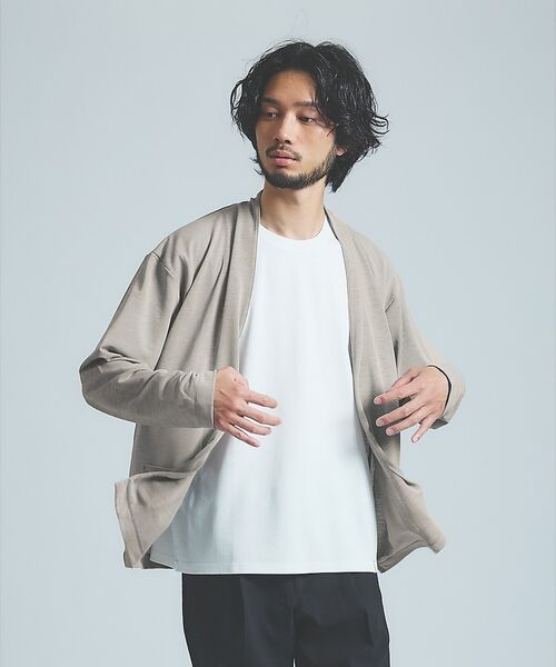 ABAHOUSE / アバハウス Tシャツ | 【定番】ドレスポンチ クルーネック 半袖Tシャツ / ストレッチ 冷涼感 | 詳細5