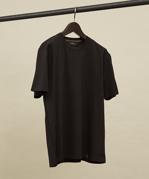 ABAHOUSE / アバハウス Tシャツ | 【定番】ドレスポンチ クルーネック 半袖Tシャツ / ストレッチ 冷涼感 | 詳細12