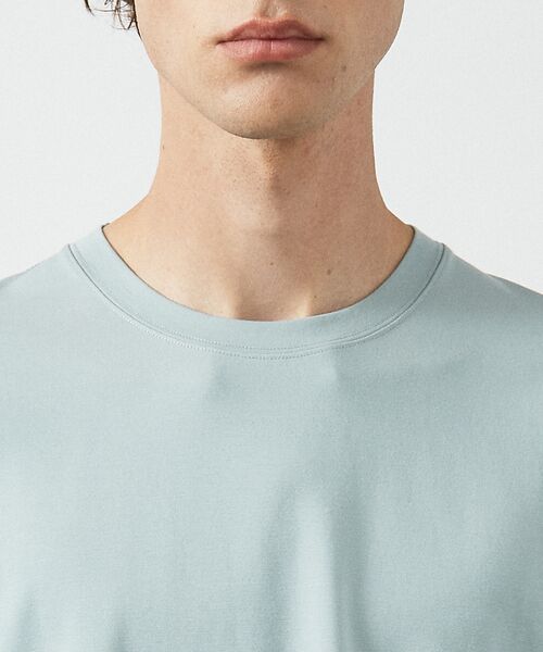 ABAHOUSE / アバハウス Tシャツ | 【定番】ドレスポンチ クルーネック 半袖Tシャツ / ストレッチ 冷涼感 | 詳細18