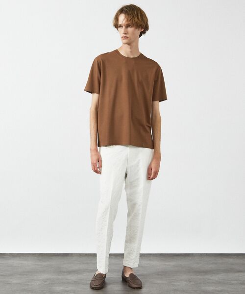 ABAHOUSE / アバハウス Tシャツ | 【定番】ドレスポンチ クルーネック 半袖Tシャツ / ストレッチ 冷涼感 | 詳細24