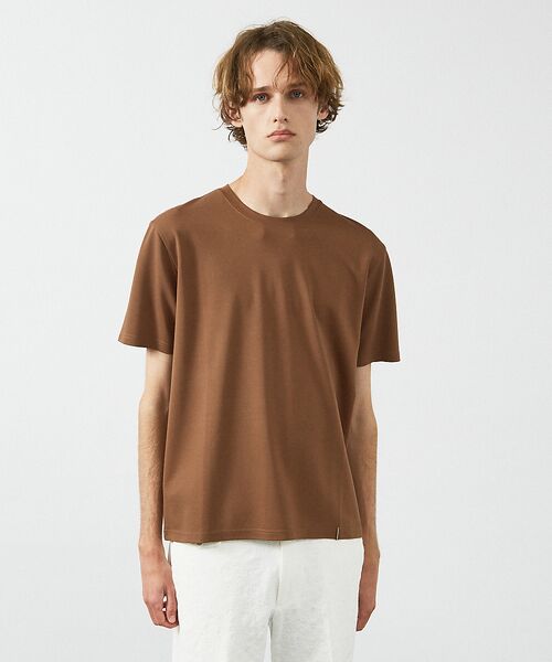 ABAHOUSE/アバハウス 【定番】ドレスポンチ クルーネック 半袖Tシャツ / ストレッチ 冷涼感 ブラウン系その他1 46 ABAHOUSE/アバハウス 【定番】ドレスポンチ クルーネック 半袖Tシャツ / ストレッチ 冷涼感 ブラウン系その他1 46