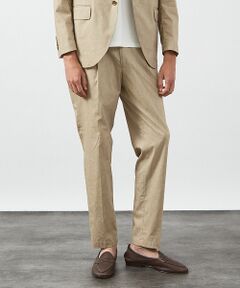 ABAHOUSE / アバハウス スラックス・ドレスパンツ | 【セットアップ対応】スーパーストレッチ リネンブレンド イージー スラックス