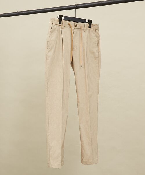 ABAHOUSE / アバハウス スラックス・ドレスパンツ | 【セットアップ対応】スーパーストレッチ リネンブレンド イージー スラックス | 詳細12