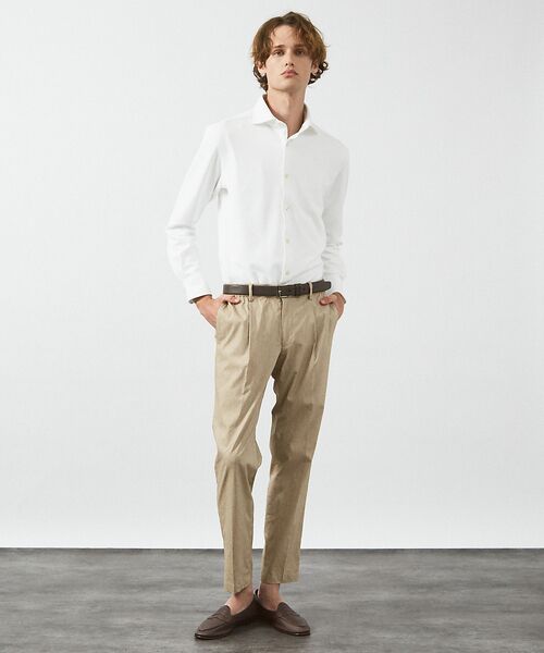 ABAHOUSE / アバハウス スラックス・ドレスパンツ | 【セットアップ対応】スーパーストレッチ リネンブレンド イージー スラックス | 詳細15