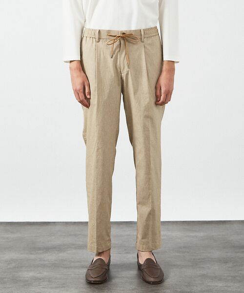 ABAHOUSE / アバハウス スラックス・ドレスパンツ | 【セットアップ対応】スーパーストレッチ リネンブレンド イージー スラックス | 詳細2