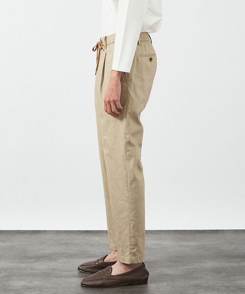 ABAHOUSE / アバハウス スラックス・ドレスパンツ | 【セットアップ対応】スーパーストレッチ リネンブレンド イージー スラックス | 詳細3