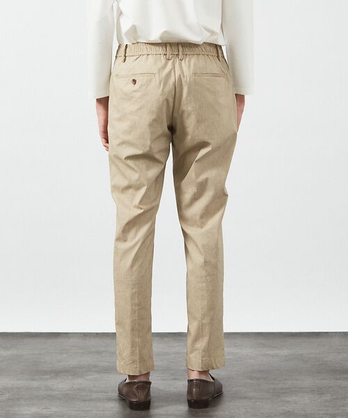 ABAHOUSE / アバハウス スラックス・ドレスパンツ | 【セットアップ対応】スーパーストレッチ リネンブレンド イージー スラックス | 詳細4