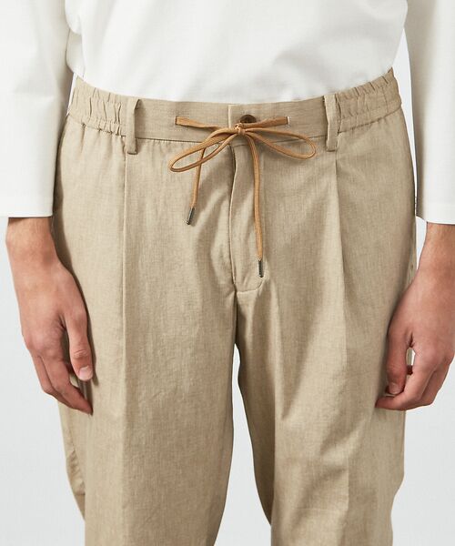 ABAHOUSE / アバハウス スラックス・ドレスパンツ | 【セットアップ対応】スーパーストレッチ リネンブレンド イージー スラックス | 詳細7