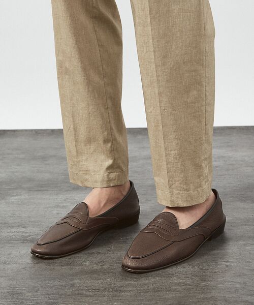 ABAHOUSE / アバハウス スラックス・ドレスパンツ | 【セットアップ対応】スーパーストレッチ リネンブレンド イージー スラックス | 詳細9