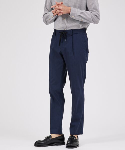 ABAHOUSE / アバハウス スラックス・ドレスパンツ | 【セットアップ対応】スーパーストレッチ リネンブレンド イージー スラックス | 詳細17
