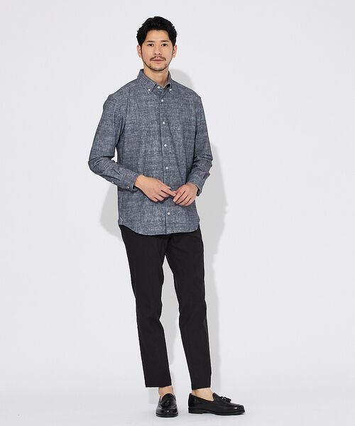 ABAHOUSE / アバハウス スラックス・ドレスパンツ | 【セットアップ対応】スーパーストレッチ リネンブレンド イージー スラックス | 詳細21