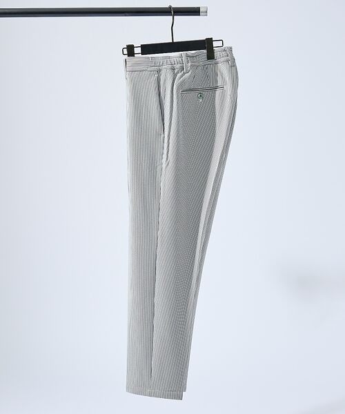 ABAHOUSE / アバハウス パンツ | トリコットサッカー イージー パンツ / ストレッチ ドライタッチ UVカット | 詳細3