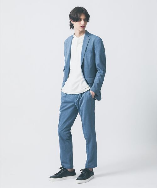 ABAHOUSE / アバハウス テーラードジャケット | 【セットアップ対応/FLEX JACKET】Breeze cool カノコ ジャ | 詳細1