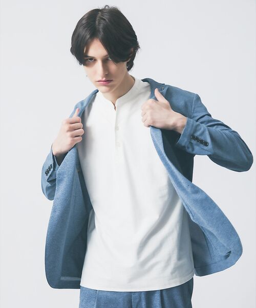 ABAHOUSE / アバハウス テーラードジャケット | 【セットアップ対応/FLEX JACKET】Breeze cool カノコ ジャ | 詳細6