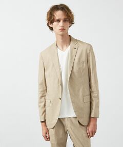 ABAHOUSE / アバハウス テーラードジャケット | 【セットアップ対応/FLEX JACKET】スーパーストレッチ リネンブレンド