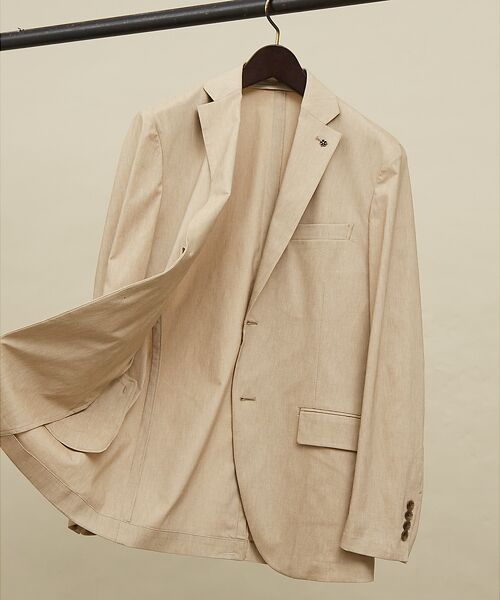 ABAHOUSE / アバハウス テーラードジャケット | 【セットアップ対応/FLEX JACKET】スーパーストレッチ リネンブレンド | 詳細12