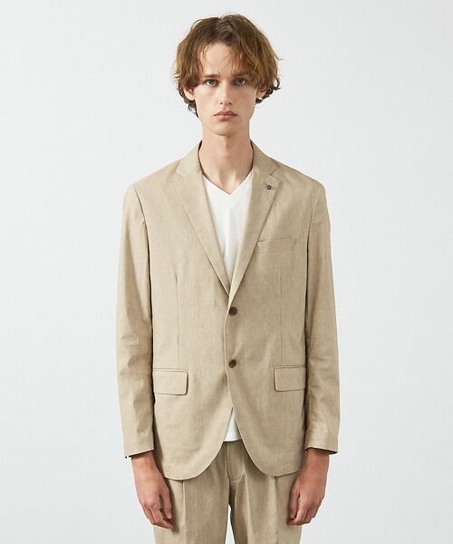 ABAHOUSE / アバハウス テーラードジャケット | 【セットアップ対応/FLEX JACKET】スーパーストレッチ リネンブレンド | 詳細2