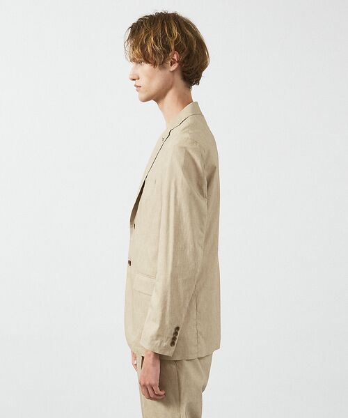 ABAHOUSE / アバハウス テーラードジャケット | 【セットアップ対応/FLEX JACKET】スーパーストレッチ リネンブレンド | 詳細3