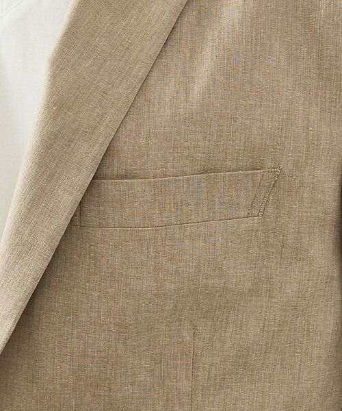 ABAHOUSE / アバハウス テーラードジャケット | 【セットアップ対応/FLEX JACKET】スーパーストレッチ リネンブレンド | 詳細6