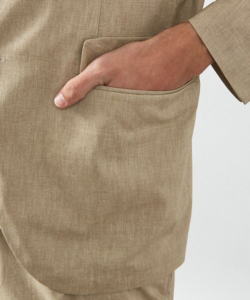ABAHOUSE / アバハウス テーラードジャケット | 【セットアップ対応/FLEX JACKET】スーパーストレッチ リネンブレンド | 詳細7