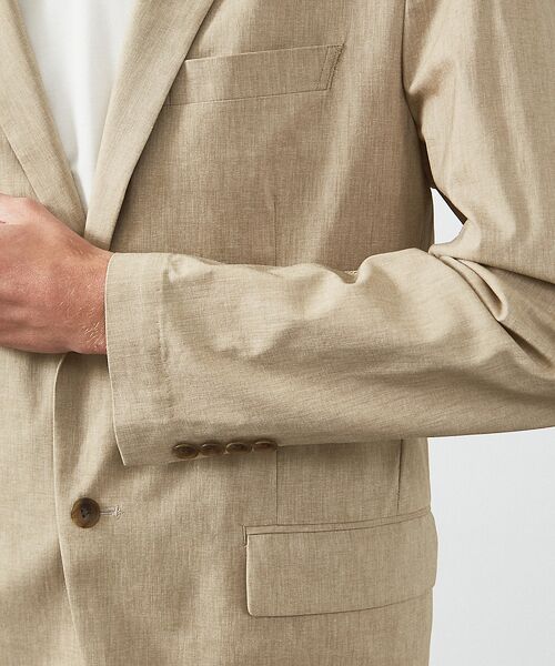 ABAHOUSE / アバハウス テーラードジャケット | 【セットアップ対応/FLEX JACKET】スーパーストレッチ リネンブレンド | 詳細8