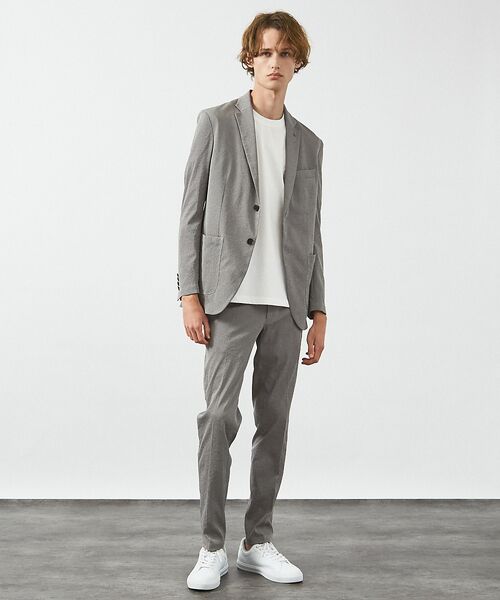 ABAHOUSE / アバハウス テーラードジャケット | 【セットアップ対応/FLEX JACKET】 PE-wrinkle ワッシャージ | 詳細1