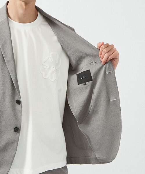 ABAHOUSE / アバハウス テーラードジャケット | 【セットアップ対応/FLEX JACKET】 PE-wrinkle ワッシャージ | 詳細10