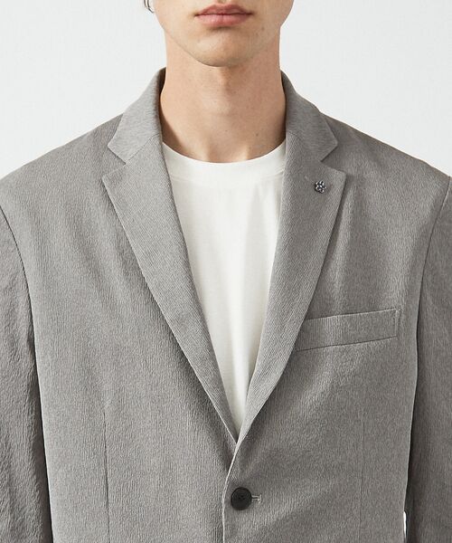 ABAHOUSE / アバハウス テーラードジャケット | 【セットアップ対応/FLEX JACKET】 PE-wrinkle ワッシャージ | 詳細5