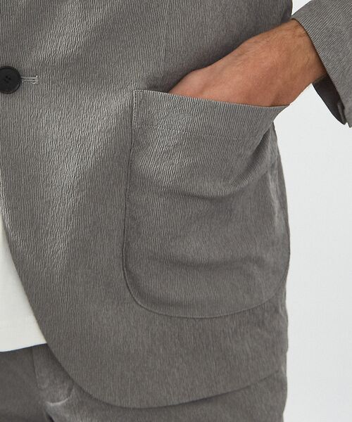 ABAHOUSE / アバハウス テーラードジャケット | 【セットアップ対応/FLEX JACKET】 PE-wrinkle ワッシャージ | 詳細8