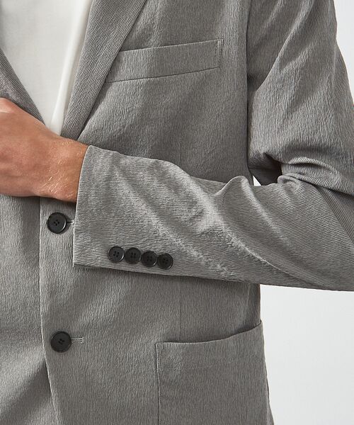 ABAHOUSE / アバハウス テーラードジャケット | 【セットアップ対応/FLEX JACKET】 PE-wrinkle ワッシャージ | 詳細9