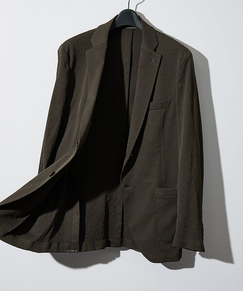 ABAHOUSE / アバハウス テーラードジャケット | 【セットアップ対応/FLEX JACKET】 PE-wrinkle ワッシャージ | 詳細14