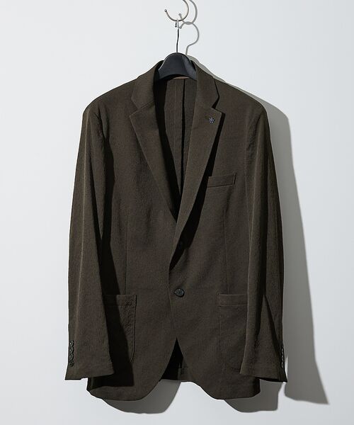 ABAHOUSE / アバハウス テーラードジャケット | 【セットアップ対応/FLEX JACKET】 PE-wrinkle ワッシャージ | 詳細15