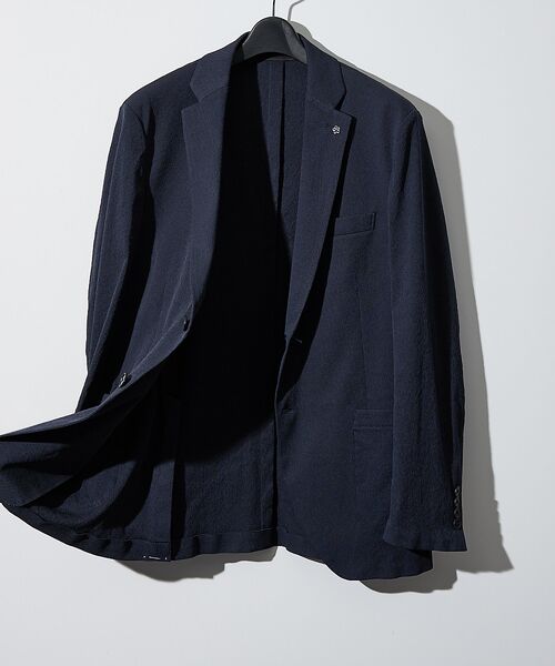 ABAHOUSE / アバハウス テーラードジャケット | 【セットアップ対応/FLEX JACKET】 PE-wrinkle ワッシャージ | 詳細18