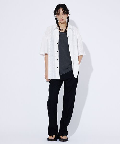 ABAHOUSE / アバハウス シャツ・ブラウス | 【Revo./レボ】Relax Fit /リラックスフィット /Sheer Ja | 詳細3