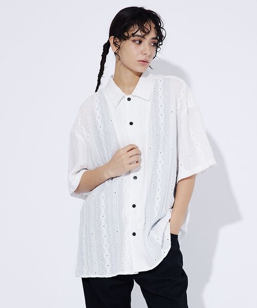 ABAHOUSE / アバハウス シャツ・ブラウス | 【Revo./レボ】Relax Fit /リラックスフィット /Sheer Ja | 詳細4