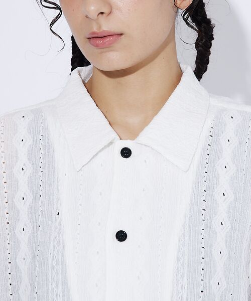ABAHOUSE / アバハウス シャツ・ブラウス | 【Revo./レボ】Relax Fit /リラックスフィット /Sheer Ja | 詳細8