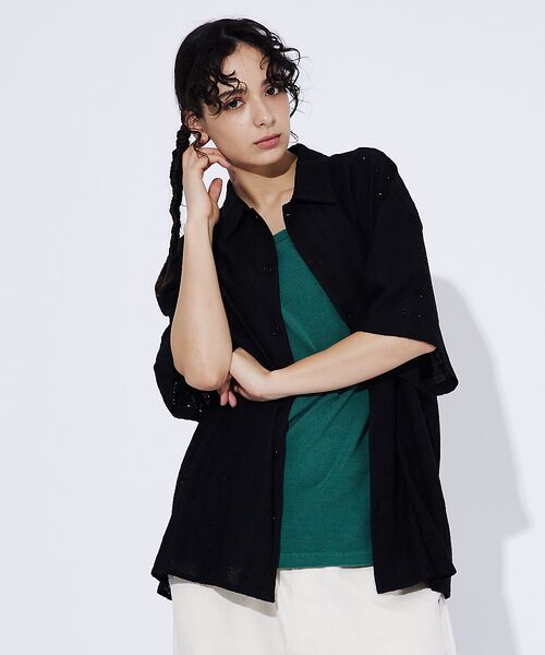 ABAHOUSE/アバハウス 【Revo./レボ】Relax Fit /リラックスフィット /Sheer Ja ブラック M ABAHOUSE/アバハウス 【Revo./レボ】Relax Fit /リラックスフィット /Sheer Ja ブラック M