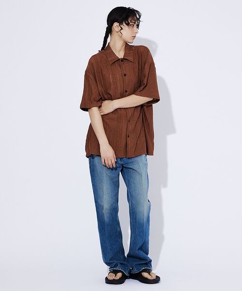 ABAHOUSE / アバハウス シャツ・ブラウス | 【Revo./レボ】Relax Fit /リラックスフィット /Sheer Ja | 詳細18