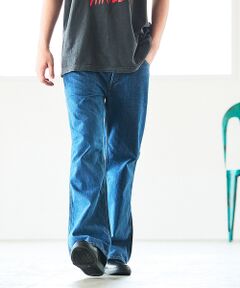 ABAHOUSE / アバハウス デニムパンツ | 【STUDIO 157/スタジオ イチゴーナナ】“MICK” flare den