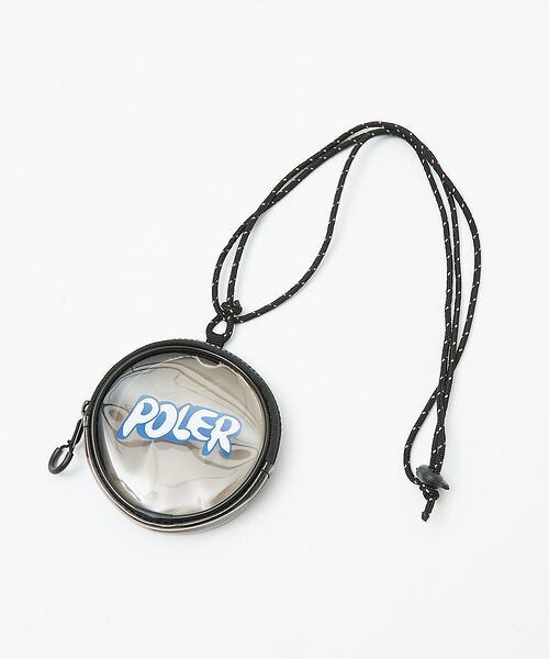 ABAHOUSE / アバハウス ポーチ | 【POLeR/ポーラー】PVC PVC ROUND POUCH/PVCマルチラウ | 詳細4