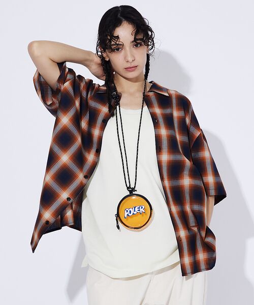 ABAHOUSE/アバハウス 【POLeR/ポーラー】PVC PVC ROUND POUCH/PVCマルチラウ オレンジ F ABAHOUSE/アバハウス 【POLeR/ポーラー】PVC PVC ROUND POUCH/PVCマルチラウ オレンジ F