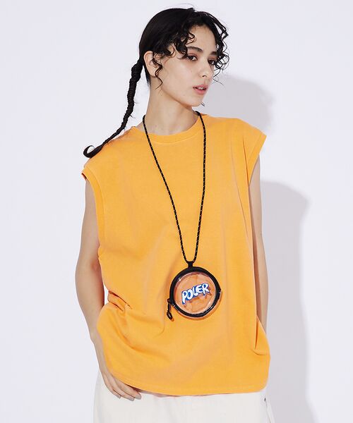 ABAHOUSE / アバハウス ポーチ | 【POLeR/ポーラー】PVC PVC ROUND POUCH/PVCマルチラウ | 詳細11