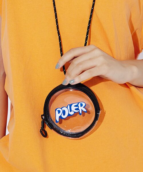 ABAHOUSE / アバハウス ポーチ | 【POLeR/ポーラー】PVC PVC ROUND POUCH/PVCマルチラウ | 詳細12