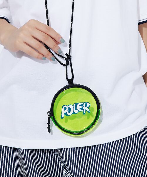 ABAHOUSE/アバハウス 【POLeR/ポーラー】PVC PVC ROUND POUCH/PVCマルチラウ イエロー F ABAHOUSE/アバハウス 【POLeR/ポーラー】PVC PVC ROUND POUCH/PVCマルチラウ イエロー F