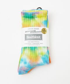 ABAHOUSE / アバハウス ソックス | 【Healthknit/ヘルスニット】2P タイダイソックス/ユニセックス【WE