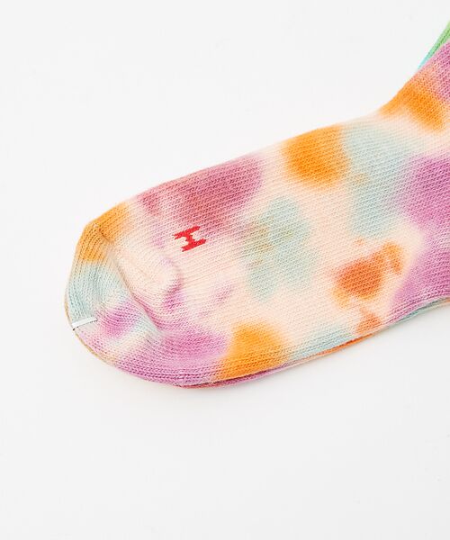 ABAHOUSE / アバハウス ソックス | 【Healthknit/ヘルスニット】2P タイダイソックス/ユニセックス【WE | 詳細3