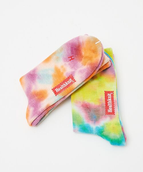 ABAHOUSE / アバハウス ソックス | 【Healthknit/ヘルスニット】2P タイダイソックス/ユニセックス【WE | 詳細5